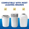 8 Pack Nappy Bin Refills, 10M Extra Long Diaper Pail