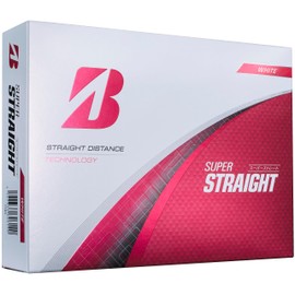 Bridgestone T5WX Super Straight Golf Balls, 2025 Model, 12 Balls, White