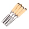 4-Piece Hollow Chisel Set, Sharp Chisel Set, Wood Chisel Set