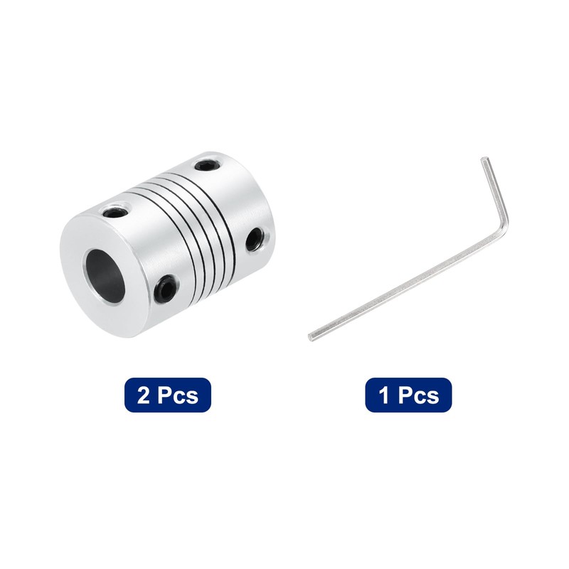 QUARKZMAN Pack of 2 4 mm to 8 mm Aluminium