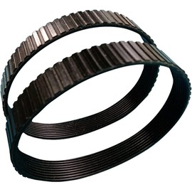 2 pcs Drive Belts for - Bauer 1816E-B 4 x 24 Variable Speed Belt Sander - High Strength Rubber Belt - Replacement Drive Belt - Made In The Usa - Toothed Drive Belt