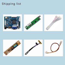 HDMI+VGA+2AV Input LCD Controller Board For B141EW03 LP154W01 14.1" 15.4" 1280x800 LCD Panel