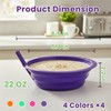 Mezchi 16 Pack Cereal Bowls with Straws, 22 Oz Breakfast