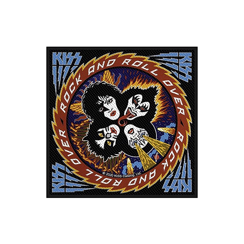 Kiss - Rock N Roll Over Patch 10cm x 10cm