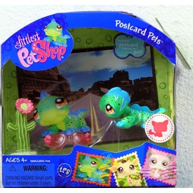 Littlest Pet Shop Postcard Pets Iguana