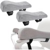 Juego de 2 Almohadillas Ergonómicas para Reposabrazos, Fundas Acolchadas para