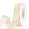 Showin 1 Inch Double Face Satin Ribbon Ivory, 25Yards Craft