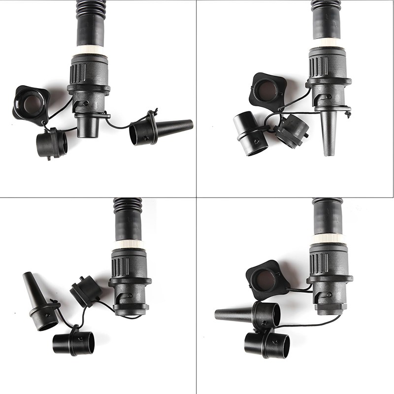 Sup Valve Adapter, Pump Adapter with 4 Gas Nozzles, Inflatable,