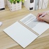 JIANTA 4 Packs Spiral Lined Notepad A5, 100 Pages/ 50