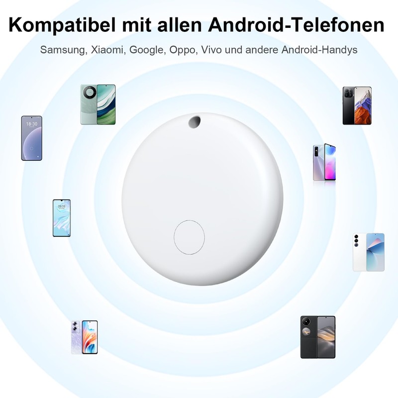 Tracker for Android, Key Finder Compatible with Google Find My
