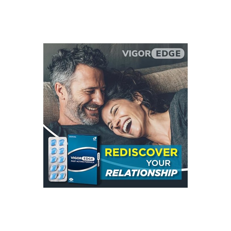 VIGOREDGE Fast-Acting Tablets for Men – Extra Strong Male Supplement