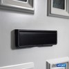 Xfort MailPlate Luxe 12" Letterplate Matt Black, Premium Draught Proof