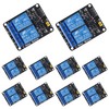 DWEII 10 PCS 2 Channel DC 5V Relay Module with