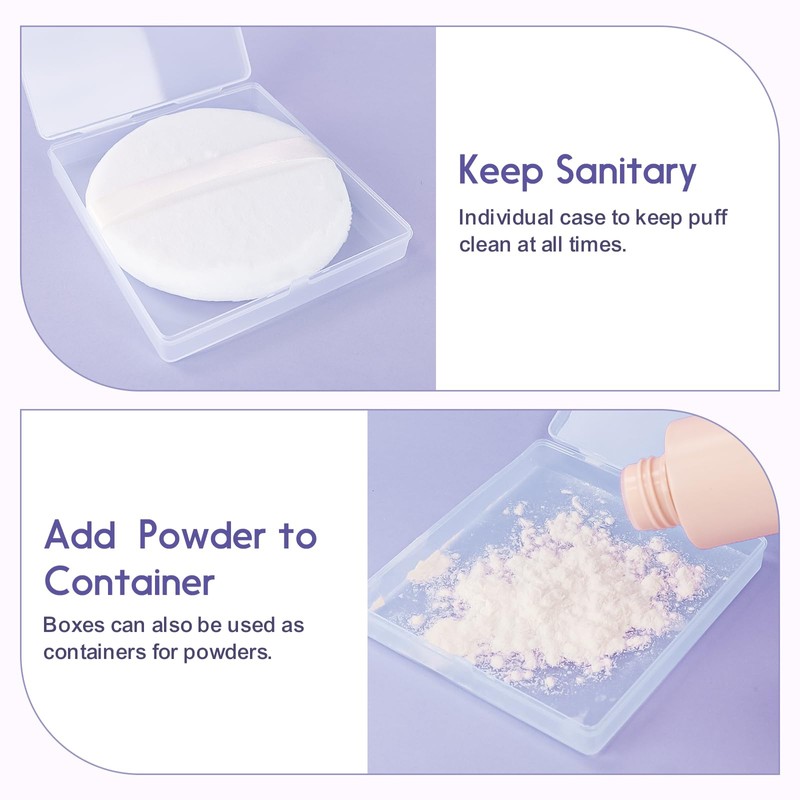 WSYUB Powder Puff, 4.33’’ Powder Puff for Body Powder,Large Body