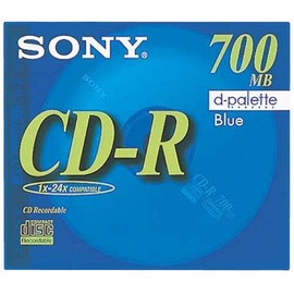 SONY CDQ80EL CD-R for Data 700MB 48X Blue Single Item Made in Japan