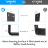 YUMORE Heavy Duty Shelf Brackets 10 inches, 1/5IN Thicken Countertop
