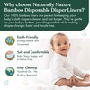 Naturally Nature Disposable Cloth Diaper Liners, Unscented, Fragrance-Free, Chlorine Free