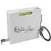 'Rose Love Text' Keyring Tape Measure/Spirit Level Tool (KM00041696)