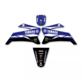 YAMAHA TTR110 Factory Motocross Graphic Decal Sticker Kit  Fits 2008-2023 21mil - YAM-516N, 2014-2023