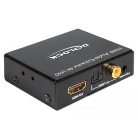 Delock 62692 HDMI to HDMI Adapter with Audio Extractor 4K