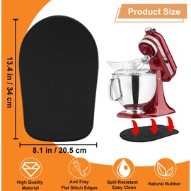 Sliding Mat for Kitchenaid Mixer, Kitchen Appliance Slide Mats Pads, Slide Tray Mixer Mover Slider Mat Pad Compatible with Kitchenaid 4.5-5 Qt Tilt-Head Stand Mixer,Kitchen aid Mixers Accessories