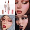 Lápiz de Labios y Pintalabios Líquido 2 en 1 con