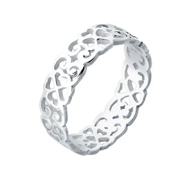 Elli Cinderella 0607842412 Women's Ring 925 Silver, Facet cut, No Gemstone