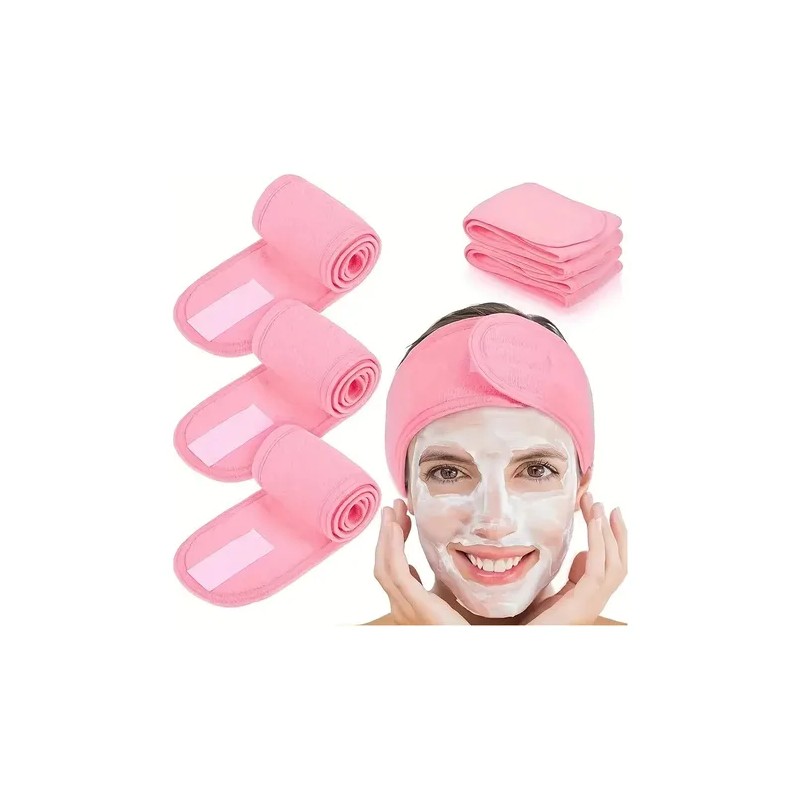 Facial Spa Diadema Maquillaje Cinta Mágica Cabello 6 Pza F