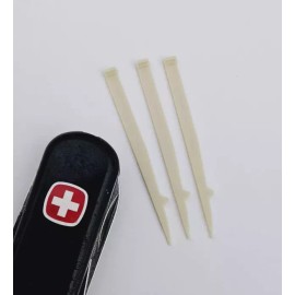 New 3Pk Flat Top Toothpick Replacement for WENGER Swiss Army Knives 65mm to 85mm