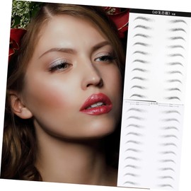 MERRYHAPY Eyebrow Makeup Tools Brow Tint Kit Hair-like Stickers for Women Stencil Kit