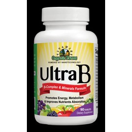 Organic Farms Vitamins B-Complex & Minerals - 90 Tablets - 100 % Natural Dietary Supplement