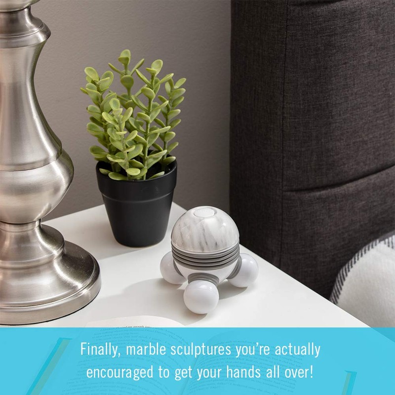 HoMedics Marbelous Mini Massager -Vibration Massage With Comfort Grip, Batteries