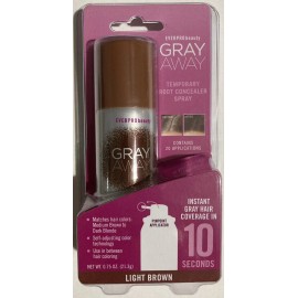 Everpro 3 PACK  EverPro Gray Away Temporary Root Concealer Spray LIGHT BROWN