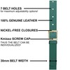 KMISSO Damen Gürtel Jeans Hosen Ledergürtel Echt Rind Leder Robust
