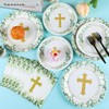 God Bless Tableware Set Baptism Plates First Holy Communion Plates