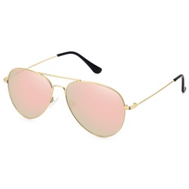 WOWSUN Classic Polarized Aviator Sunglasses for Women Men