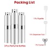 RUZAR 8ml Perfume Atomizer,3 pcs Perfume Travel Refillable Bottle, Empty