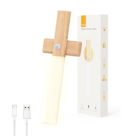 Motion Sensor Night Lights, Rechargeable Portable Mini Night Light with Magnetic Base, Small LED Wall Sconce Motion Activation for Bedroom Stairway Hallway, Gift for Kids Boys Girls (Square Warm 1PC)