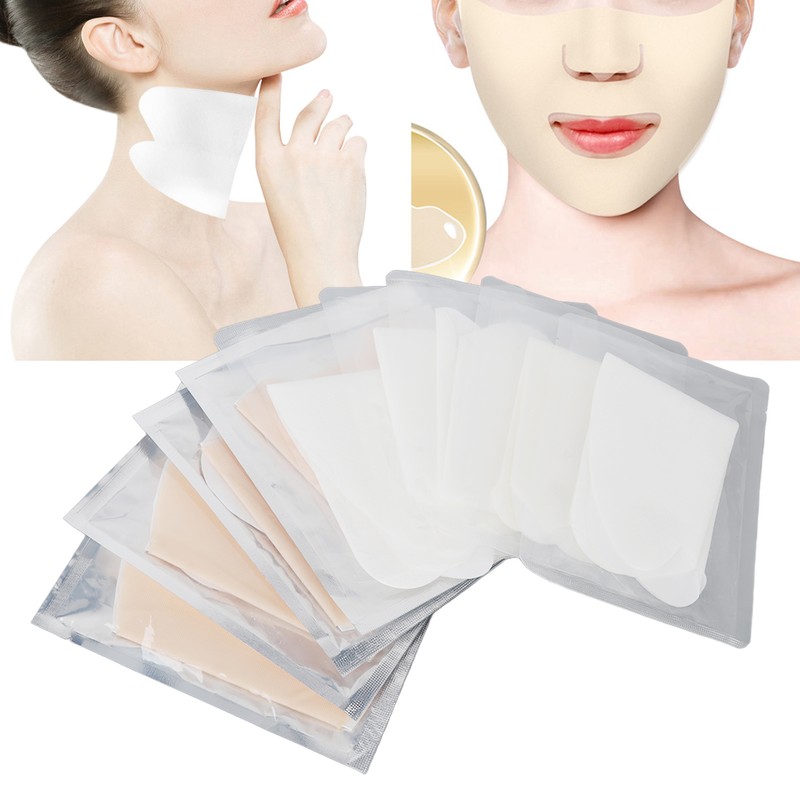 5pcs Hydrogel Neck Wrinkle Patch Mild 4pcs Sun Protection Facial
