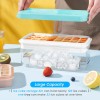 PHINOX Ice Cube Tray with Lid and Bin, 32 pcs