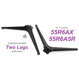 Roku New Roku 55R6A5R 55R6AX TV Stand Legs w/Screws [LD557R]