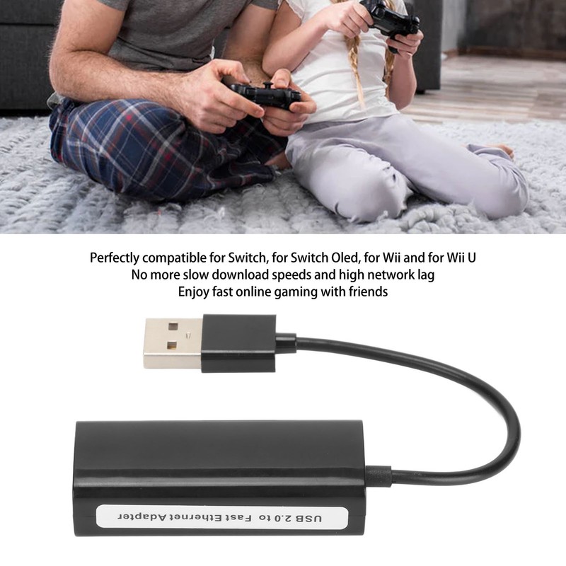 Ethernet Adapter USB to 10 100 Mbps Plug and Play