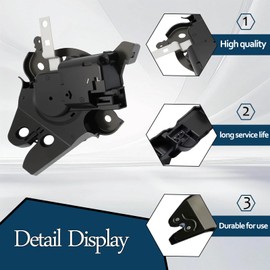 BKC356820F Trunk Latch Rear Deck Lid Lock Actuator Compatible with 2014-2019 Mazda 3 Axela Sedan Mazda 6 Atenza Sedan Rear Hatch Trunk Latch Replaces BKC3-56-820F BHF6-56-820 BHF656820