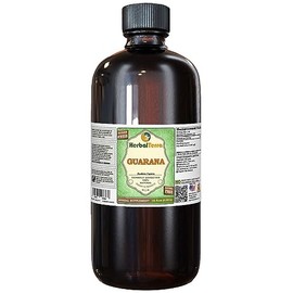 Guarana (Paullinia Cupanais) Glycerite, Dried Seeds Alcohol-FREE Liquid Extract (Brand name: HerbalTerra, Proudly made in USA) 32 fl.oz (0.95 l)