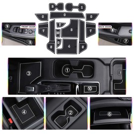 SKTU for 2020 2021 2022 2023 2024 2025 Nissan Sentra Door Slot Mat Non-Slip Interior Door Groove Gate Pad Fit 2023 2024 2025 Sentra Accessories Door Compartment Cup Center Console Liners