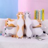 Oeonuas Cute Cat Plush Long Body Pillow Cuddle Cartoon Stuffed