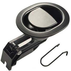 Universal All Metal Sofa Couch Chair Recliner Release Pull Handle Replacement Fit for Ashley and Most Recliner Sturdy Durable Oval Handle Size 3"x 3.5" Repair Part