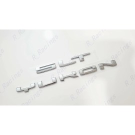 GMC 2PCS Chrome Rear Yukon SLT Letters Emblem Fit 2021-2023 GMC Yukon Yukon XL