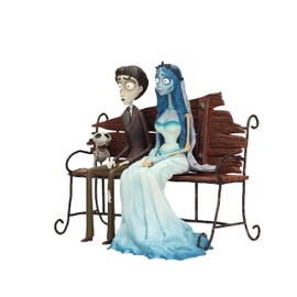 SD TOYS SDTWRN89688 y Corpse Bride Set La Braut Cadaver, Victor Van Dort and Emily 1/10 Scale Figure, Multi-Coloured