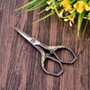 Vintage Stainless Steel Sewing Scissors Classical Cutting Embroidery Crafts Tool